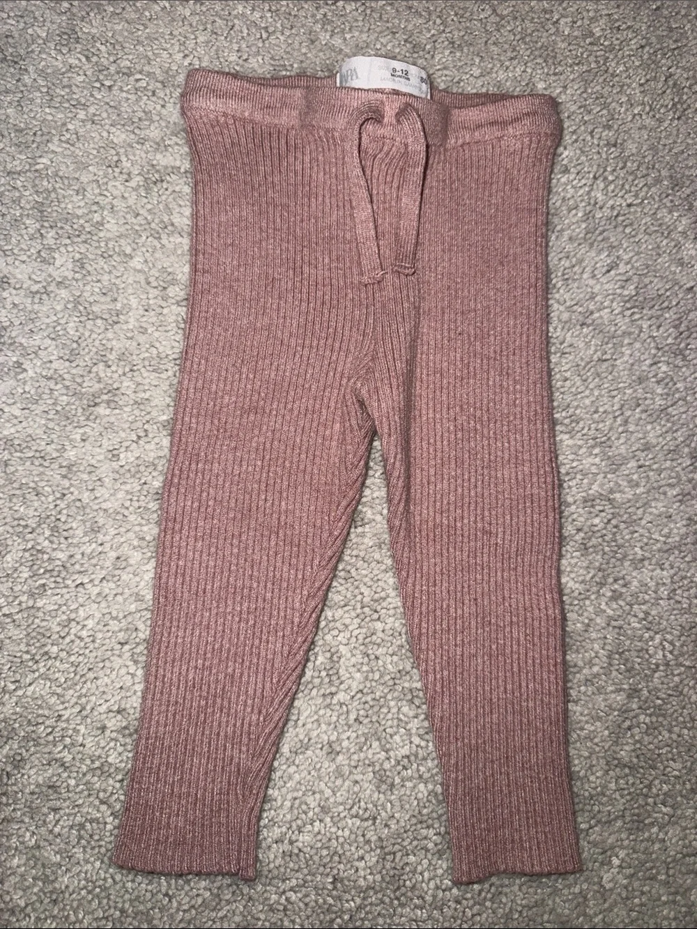 Zara baby sweater leggings